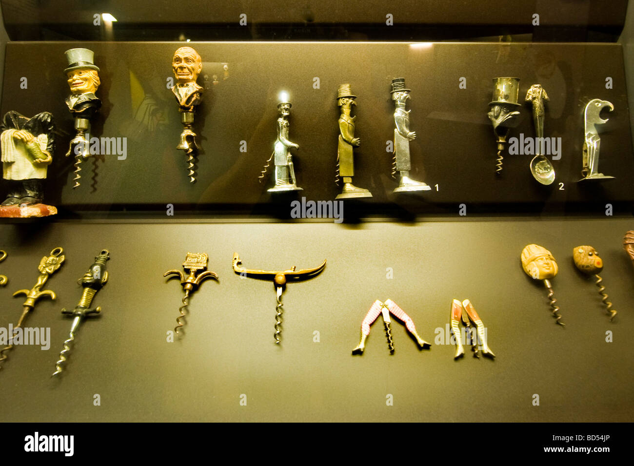 langhe province of cuneo barolo corkscrew museum Stock Photo