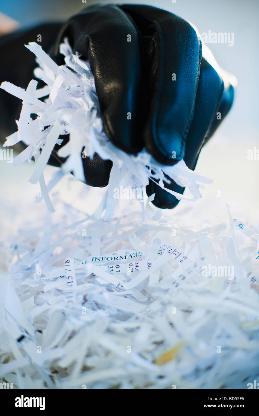 Hand through paper hi-res stock photography and images - Alamy
