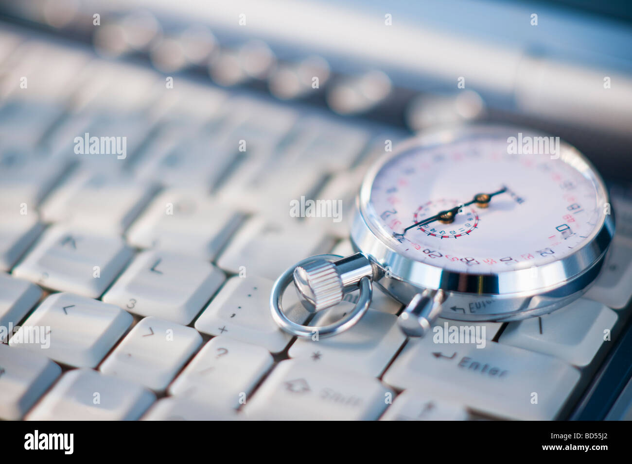 A compass on a computer keyboard Stock Photo - Alamy