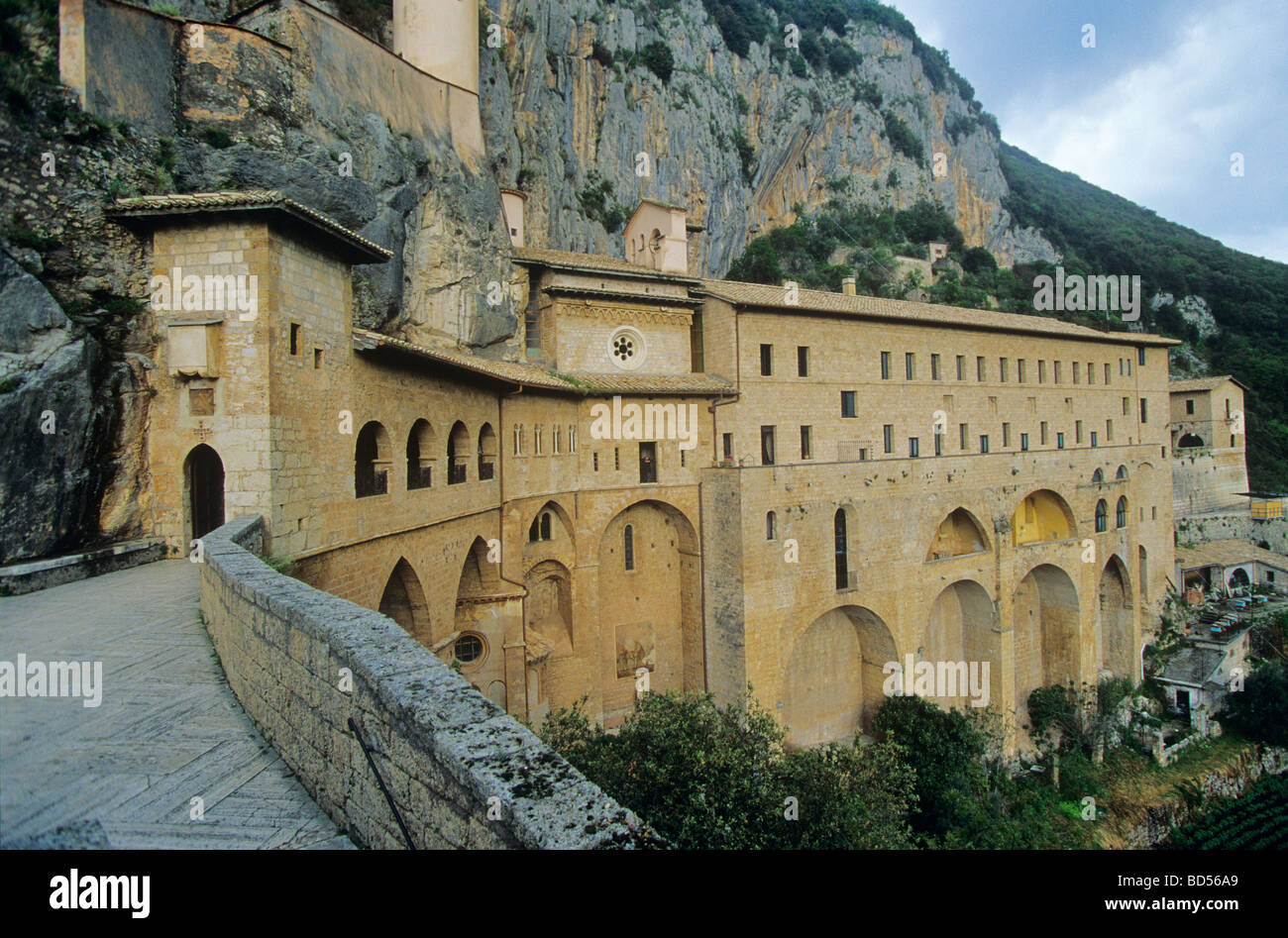 Subiaco founding Abby of Saint Benedict from the 6th Century Subiaco