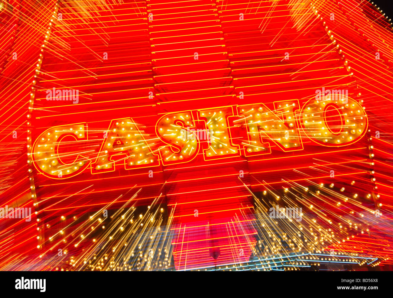 Las Vegas casino sign Stock Photo