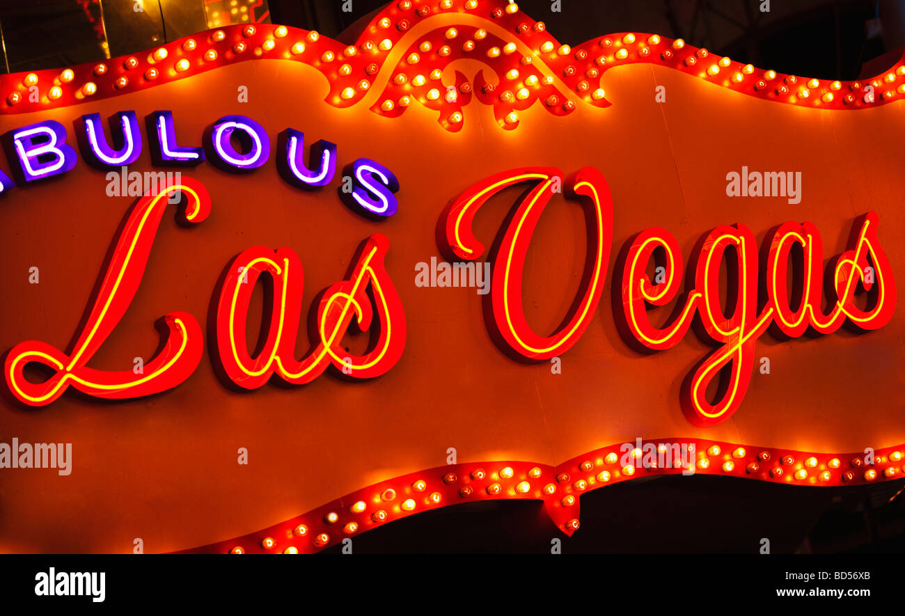 Las Vegas sign Stock Photo
