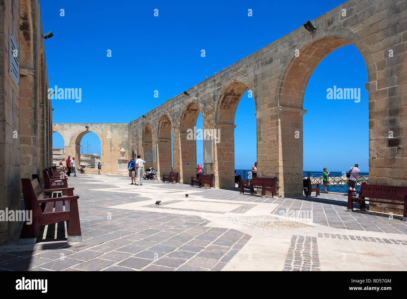Upper Barrakka Gardens, Valletta, Malta Stock Photo Alamy