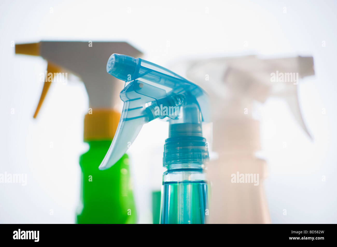 Cleaning supplies Stock Photo