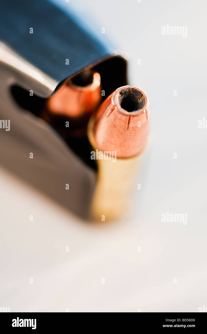 A gun clip with ammunition Stock Photo Alamy