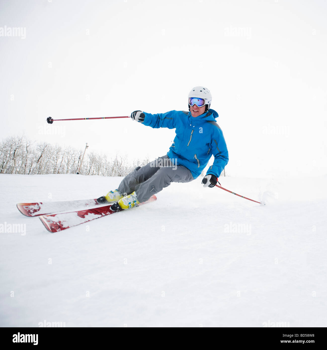 A downhill skier Stock Photo Alamy