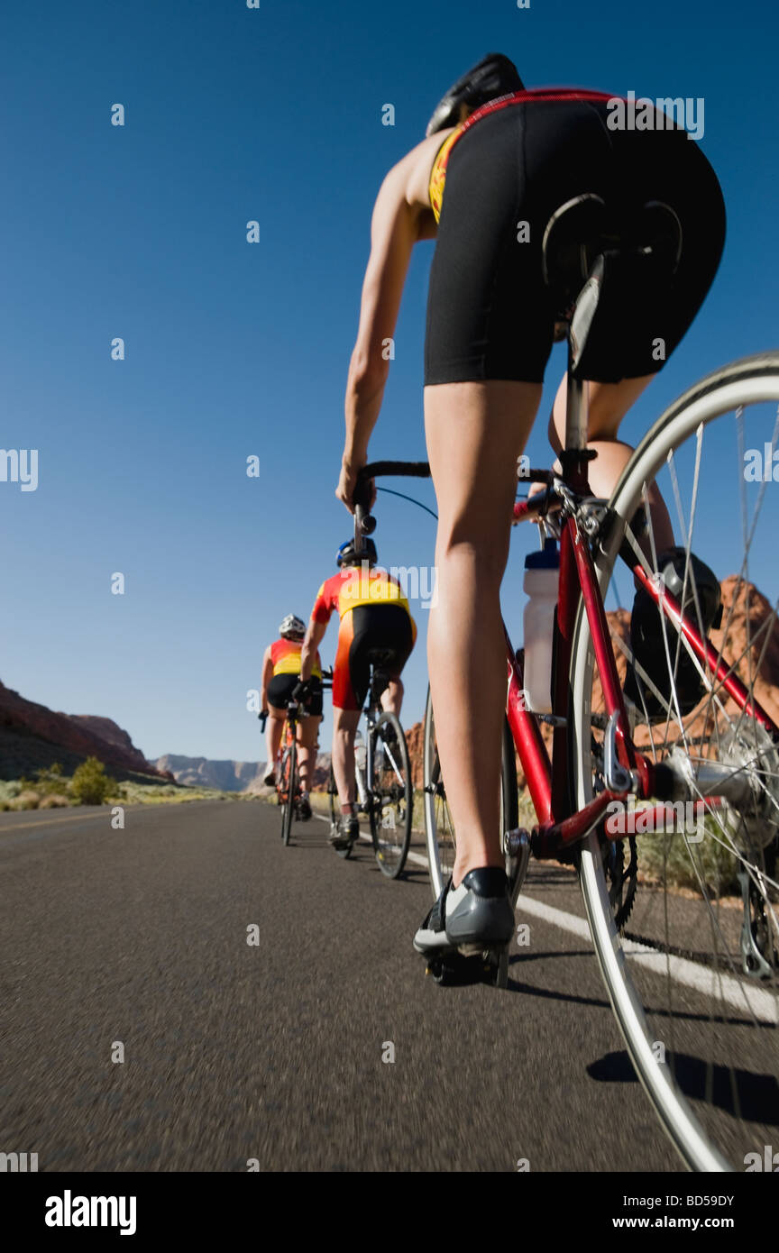 Bikers on the road Stock Photo Alamy