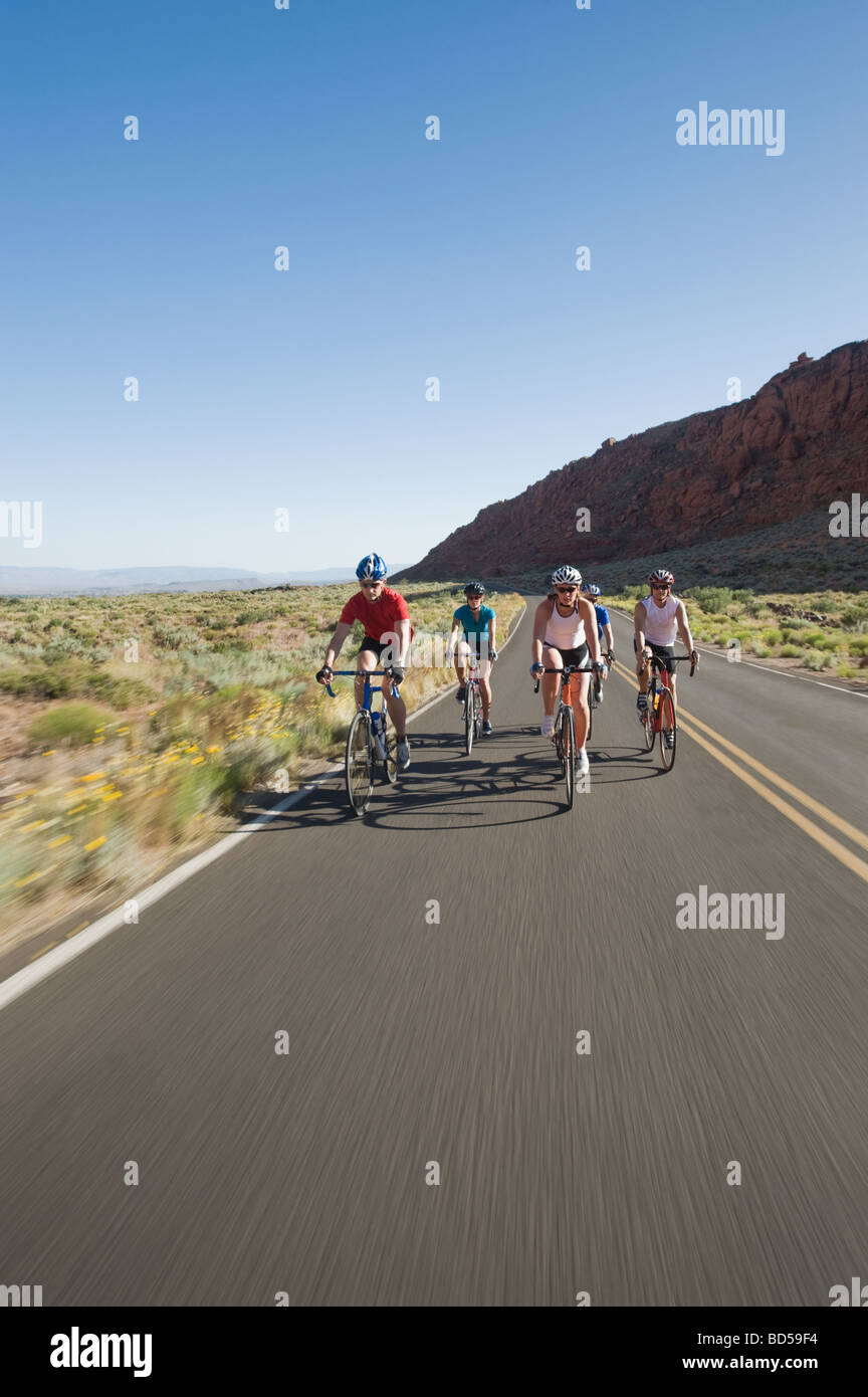 Bikers on the road Stock Photo Alamy