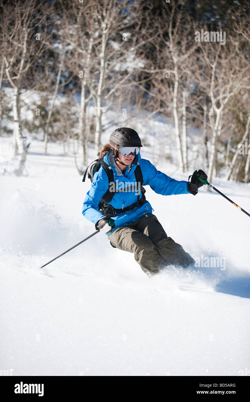 A downhill skier Stock Photo Alamy