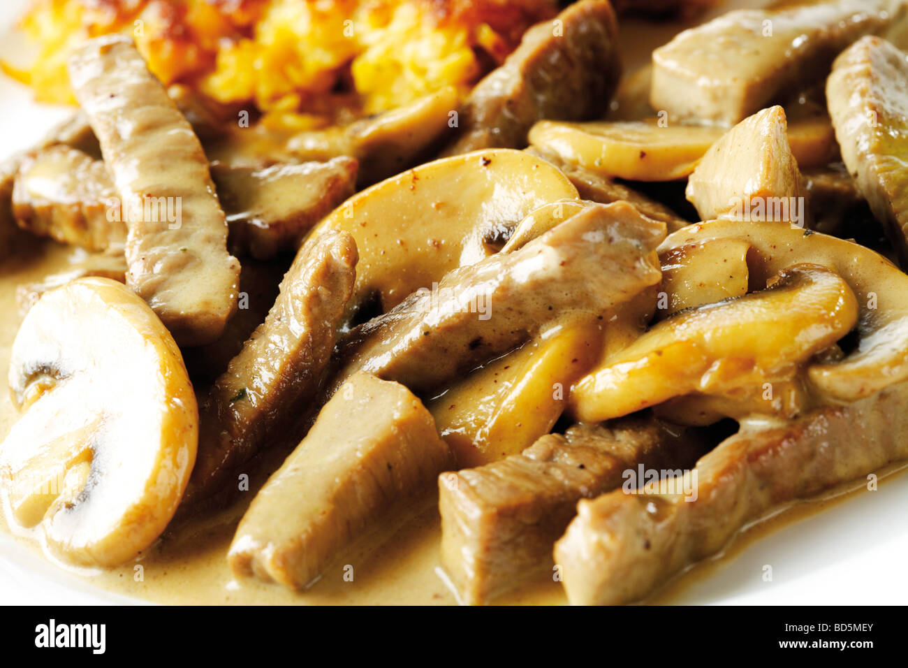 Veal ragout Stock Photo