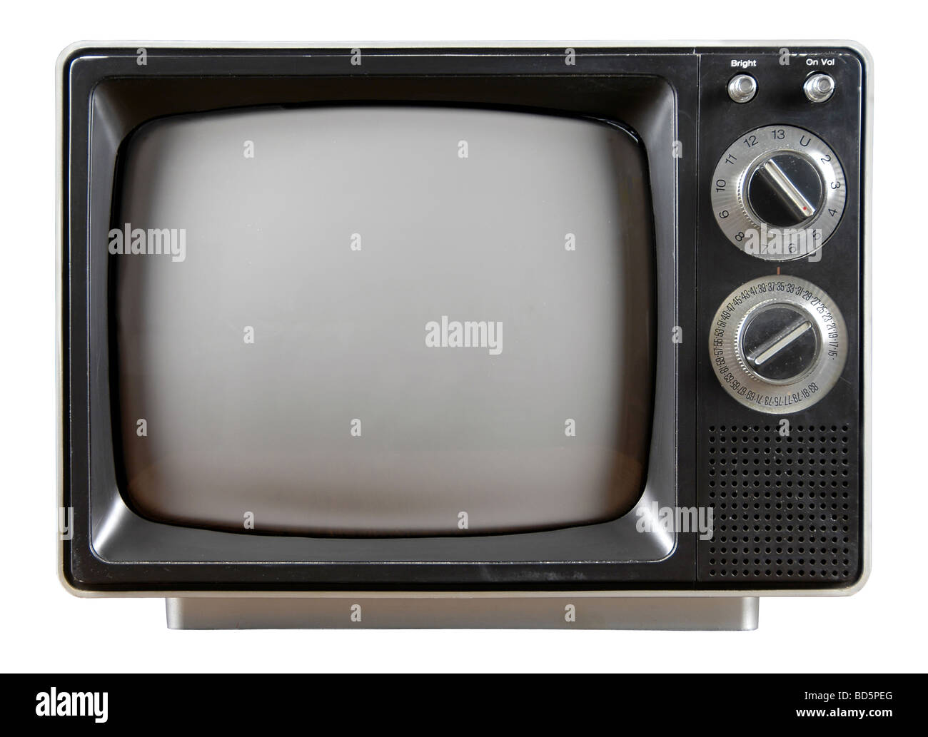 Vintage television knobs buttons isolated hires stock photography and