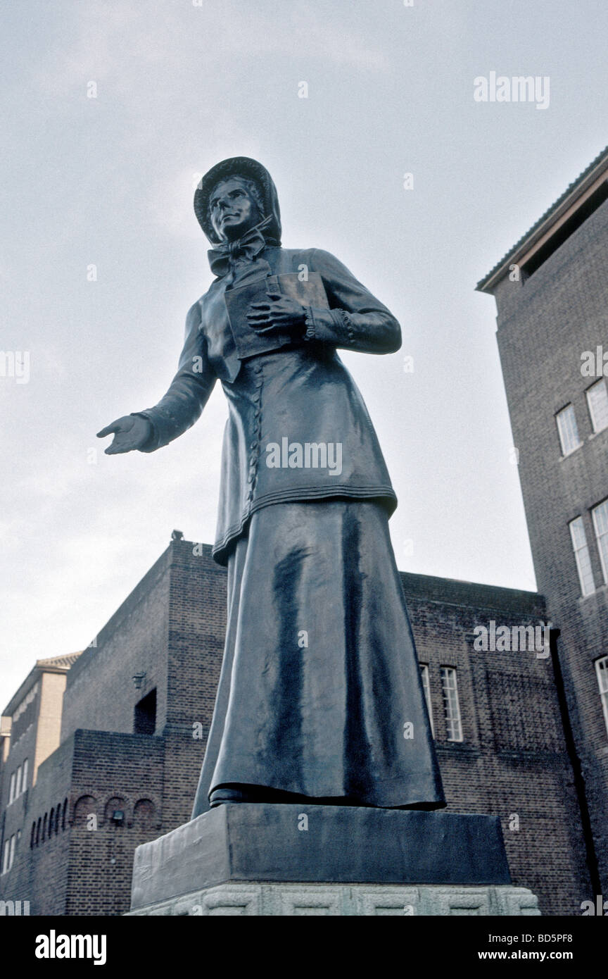 Statue of Catherine Booth wife and founder of The Salvation Army Stock Photo