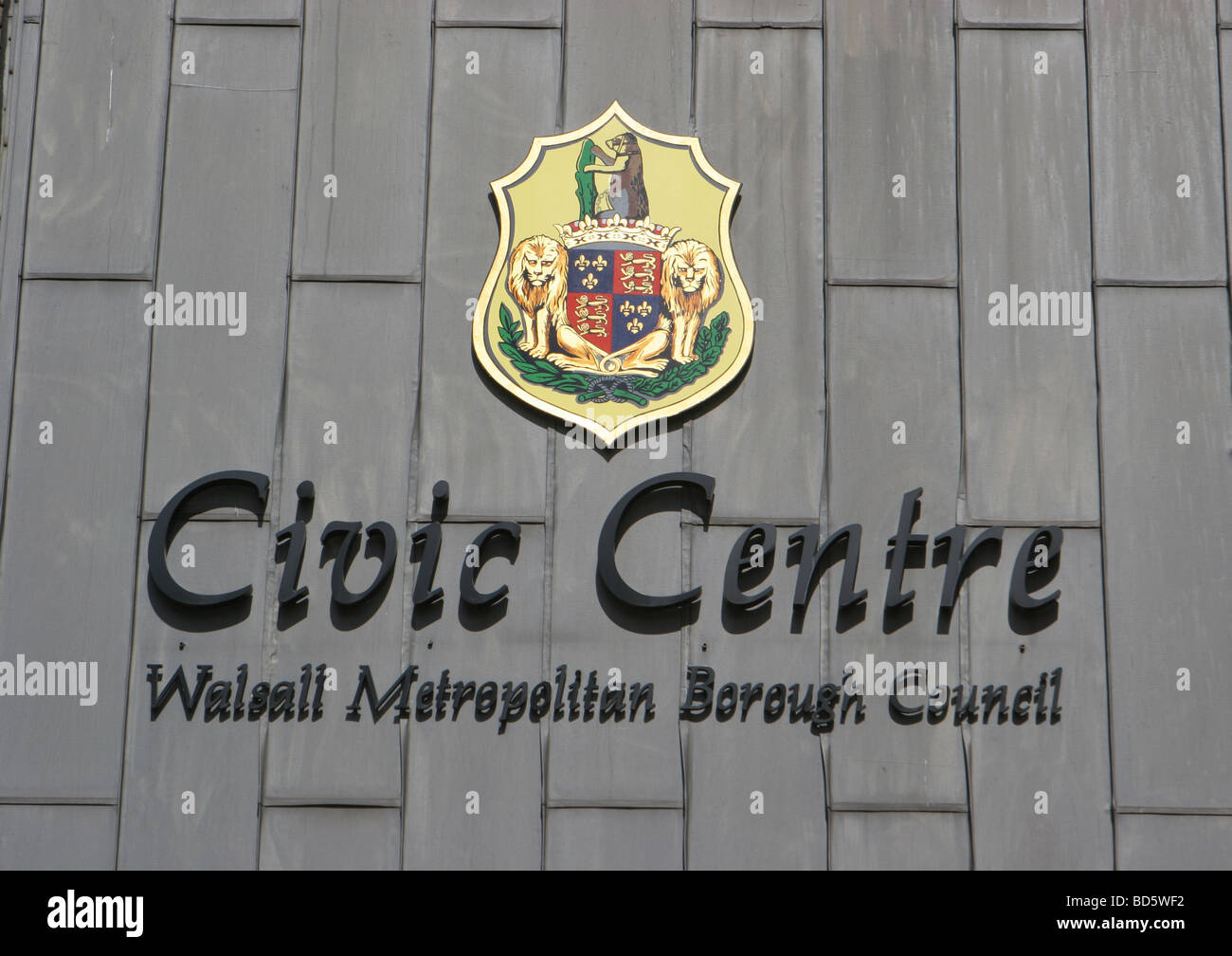 Walsall Metropolitan Borough Council civic centre offices Stock Photo