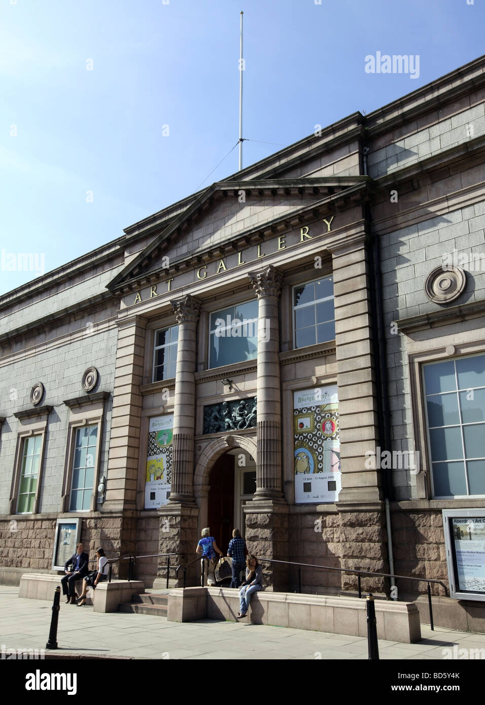The Art Gallery in Aberdeen, Scotland, UK Stock Photo