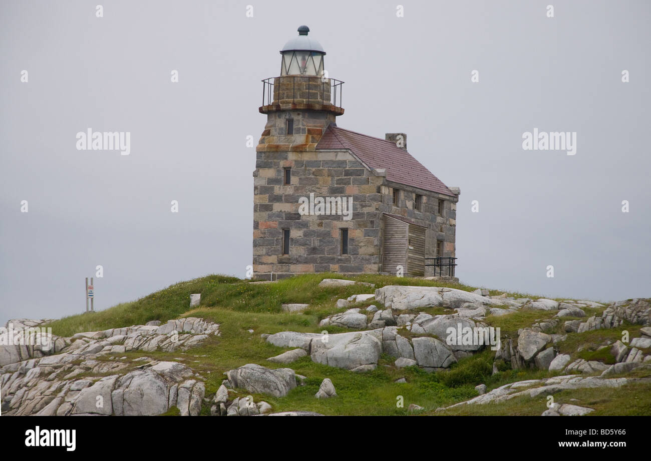 A view of the Rose Blanche Lighthouse Stock Photo Alamy