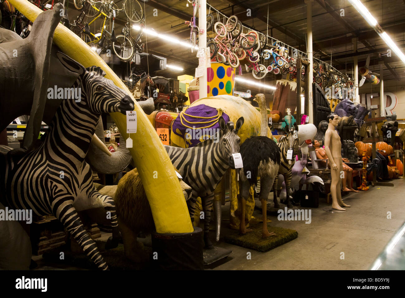 20th Century Props North Hollywood Los Angeles California Stock Photo