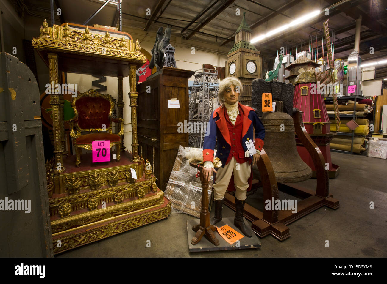 20th Century Props North Hollywood Los Angeles California Stock Photo