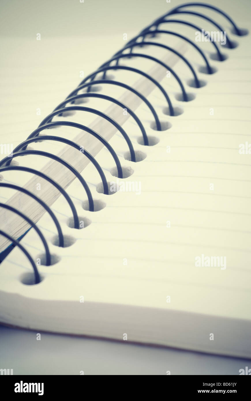 Metal spiral binding hi-res stock photography and images - Alamy
