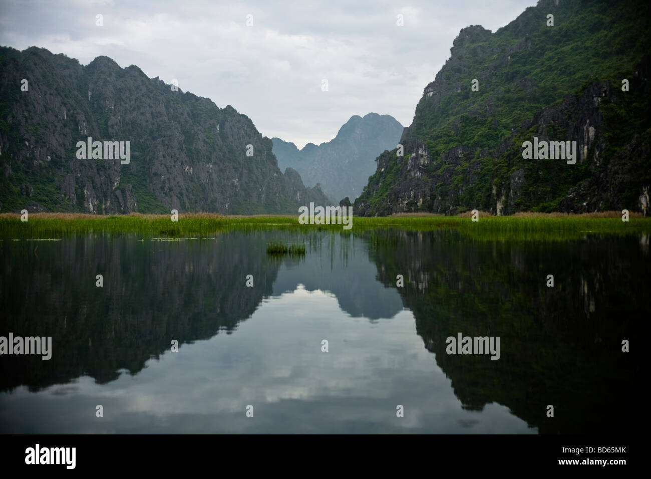 From Ninh Binh Province just south of Hanoi in northern Vietnam Stock Photo