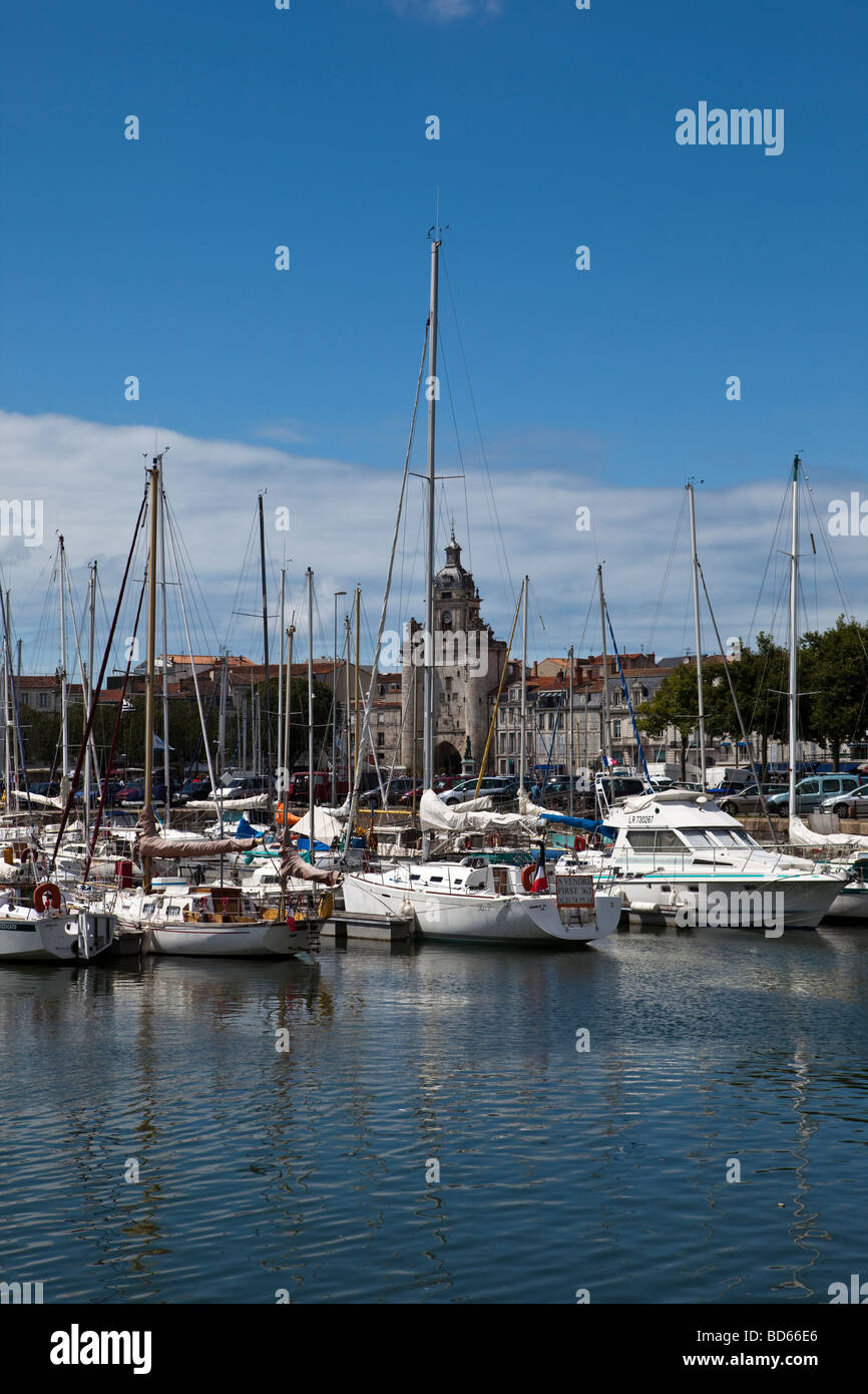 Old harbour from La Rochelle Charente Maritime France Stock Photo - Alamy