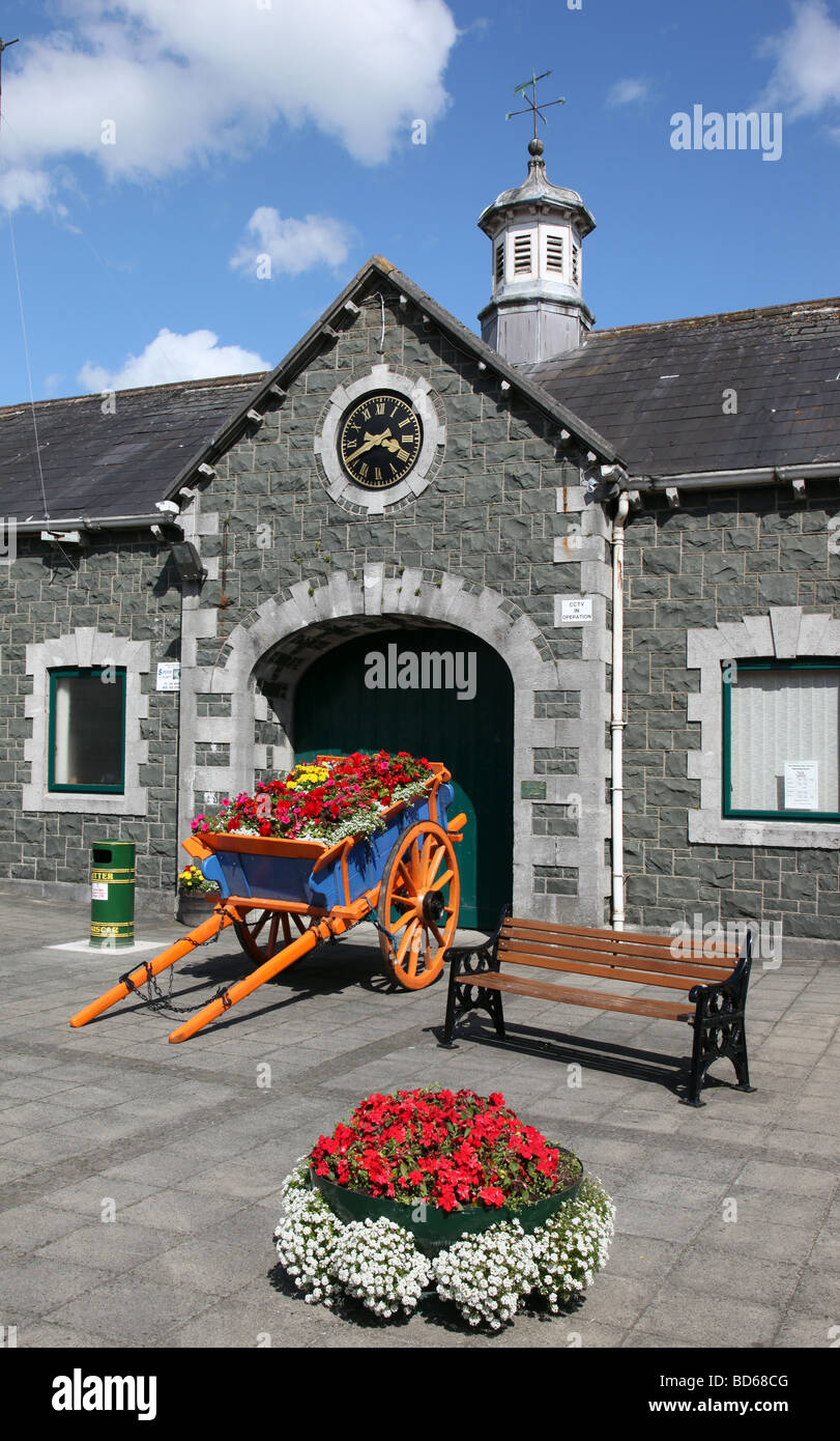 Monaghan County Council offices and public library Old Market Square Carrickmacross County Monaghan Stock Photo