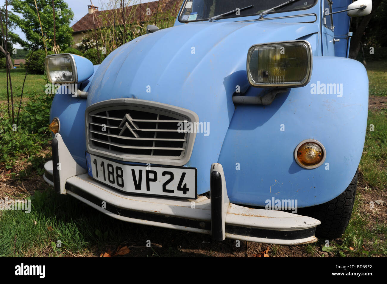 1970s Citroen van Stock Photo