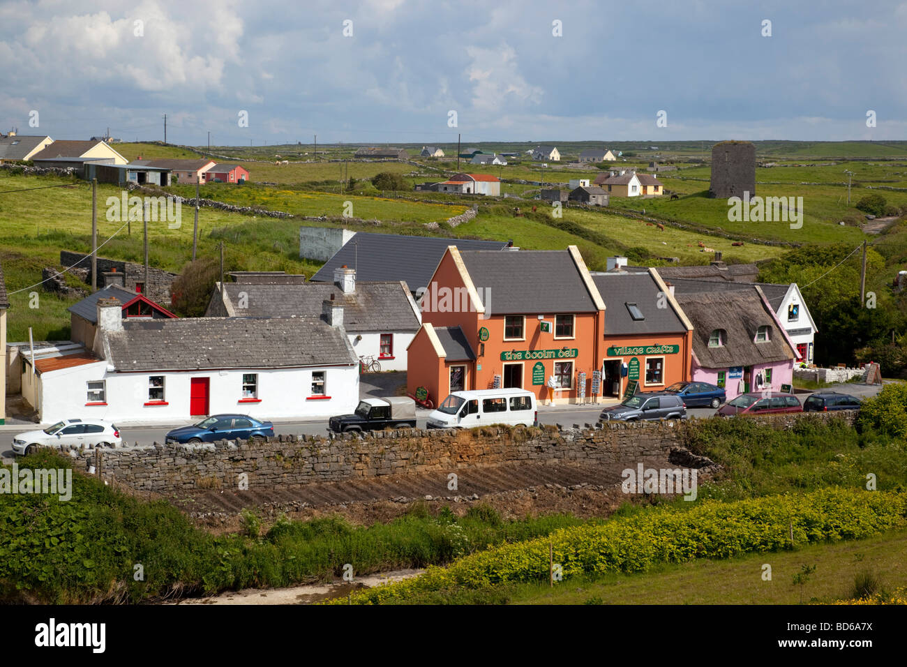 doolin village county clare Stock Photo