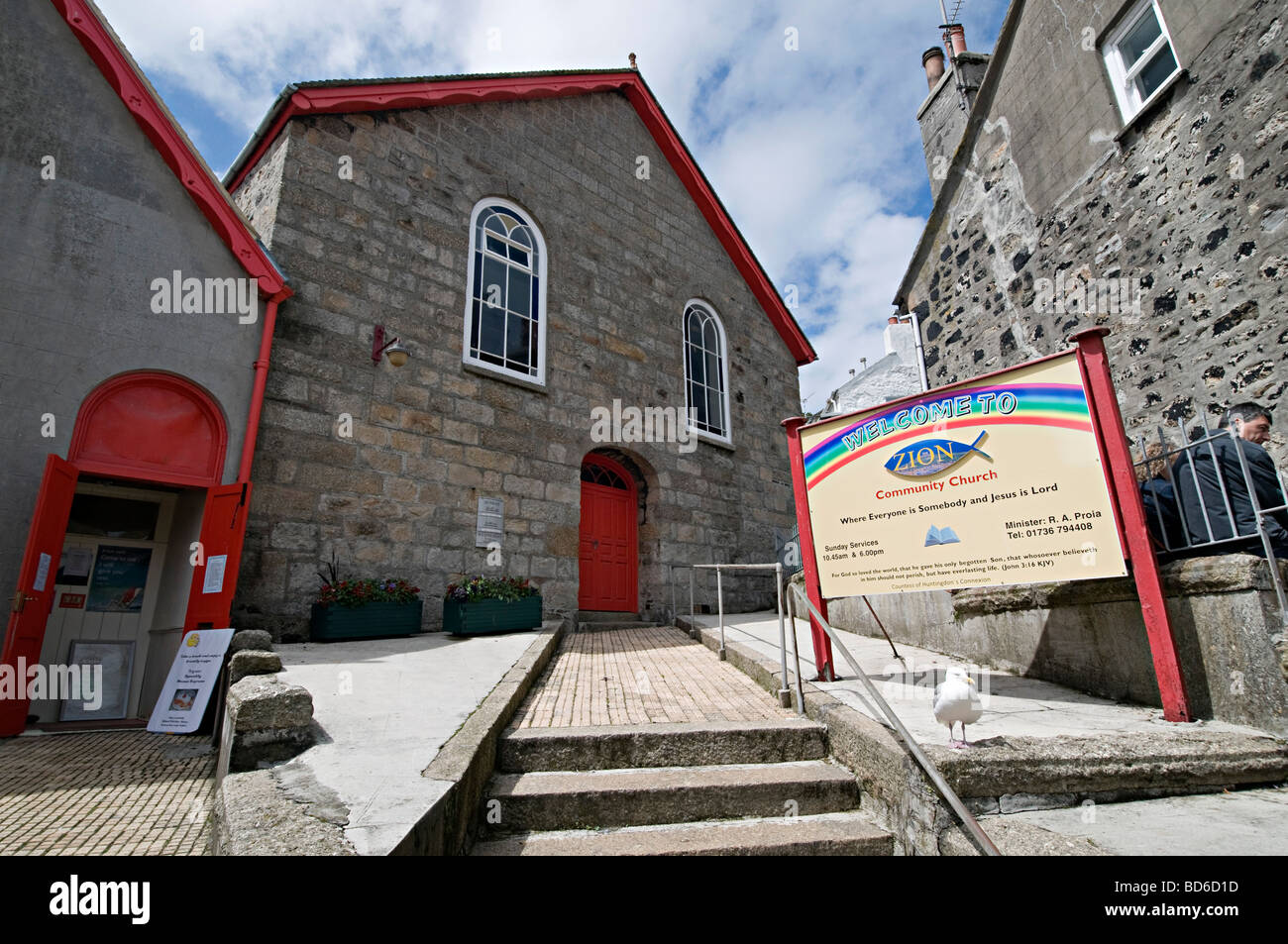 zion community church st ives cornwall Stock Photo Alamy