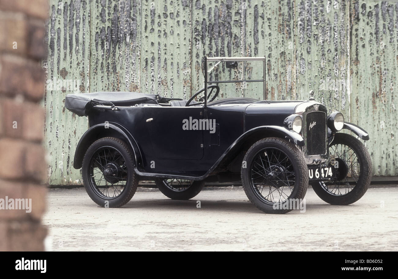 1930 s Austin Seven 7 covertible small family car Stock Photo