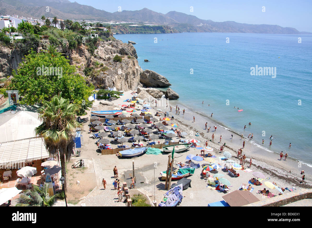 Playa calahonda nerja costa del sol spanien hi-res stock photography ...