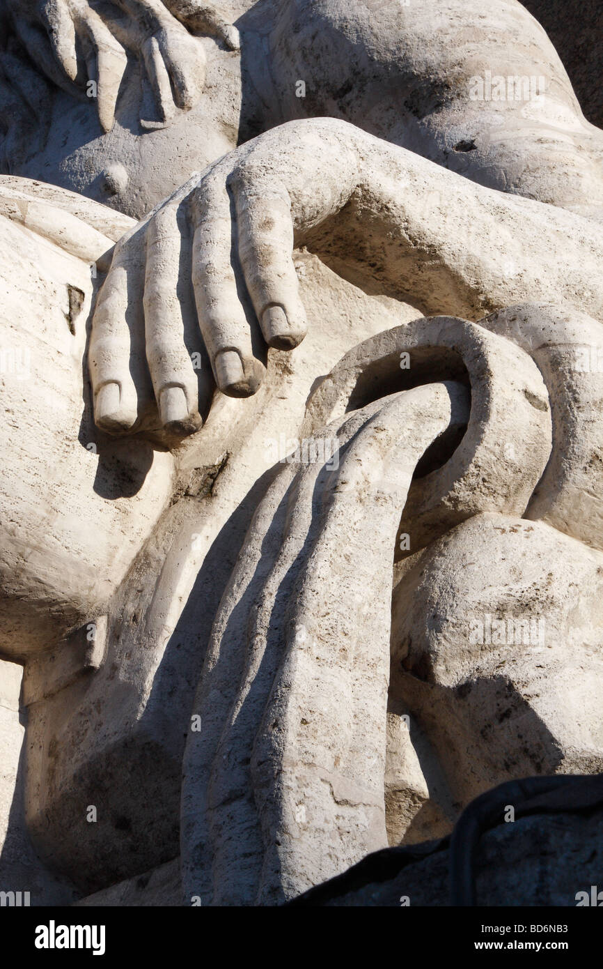 Detail of sculpture Rostral Column Stock Photo - Alamy