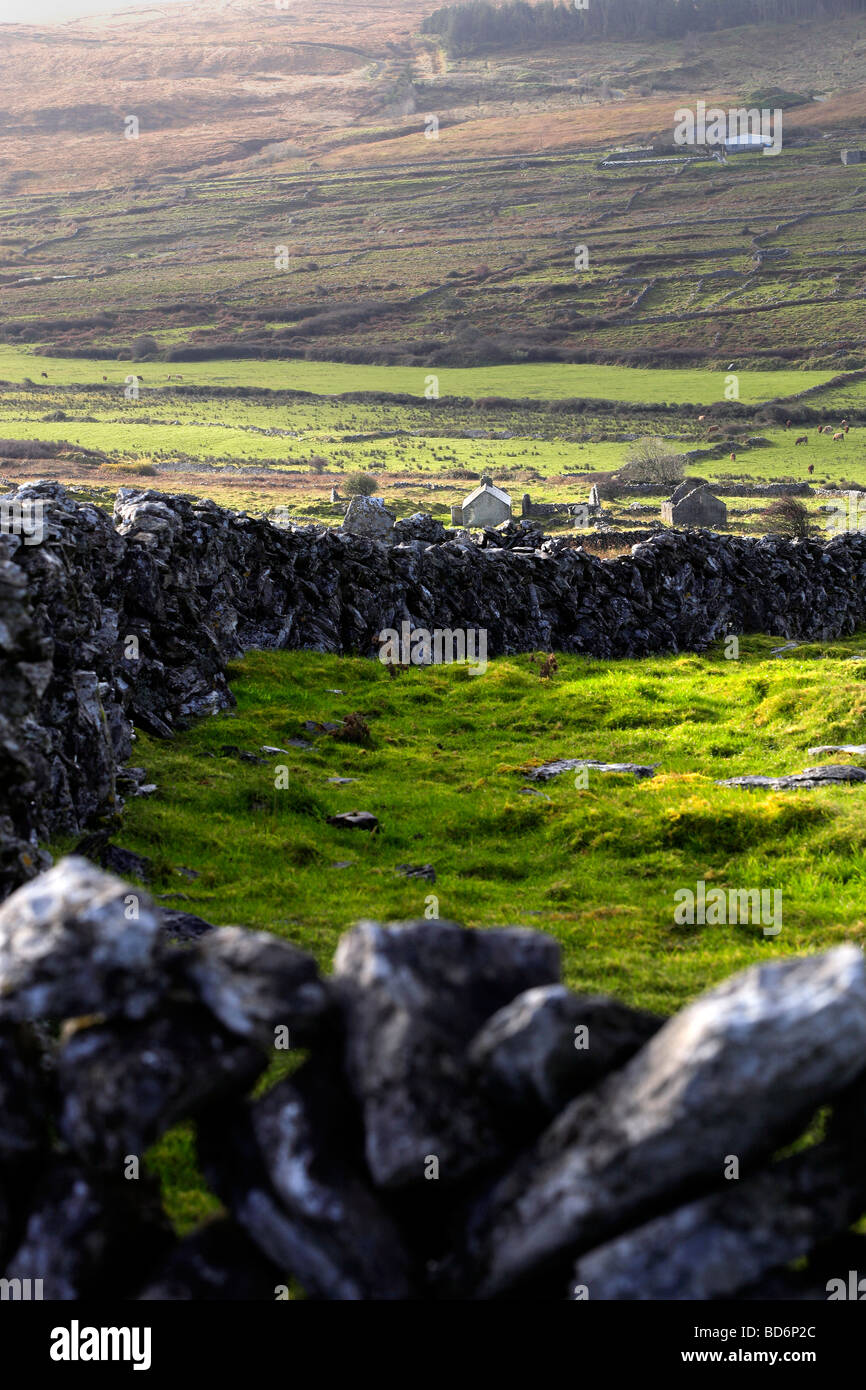 Stone Walls Ireland Stock Photo Alamy