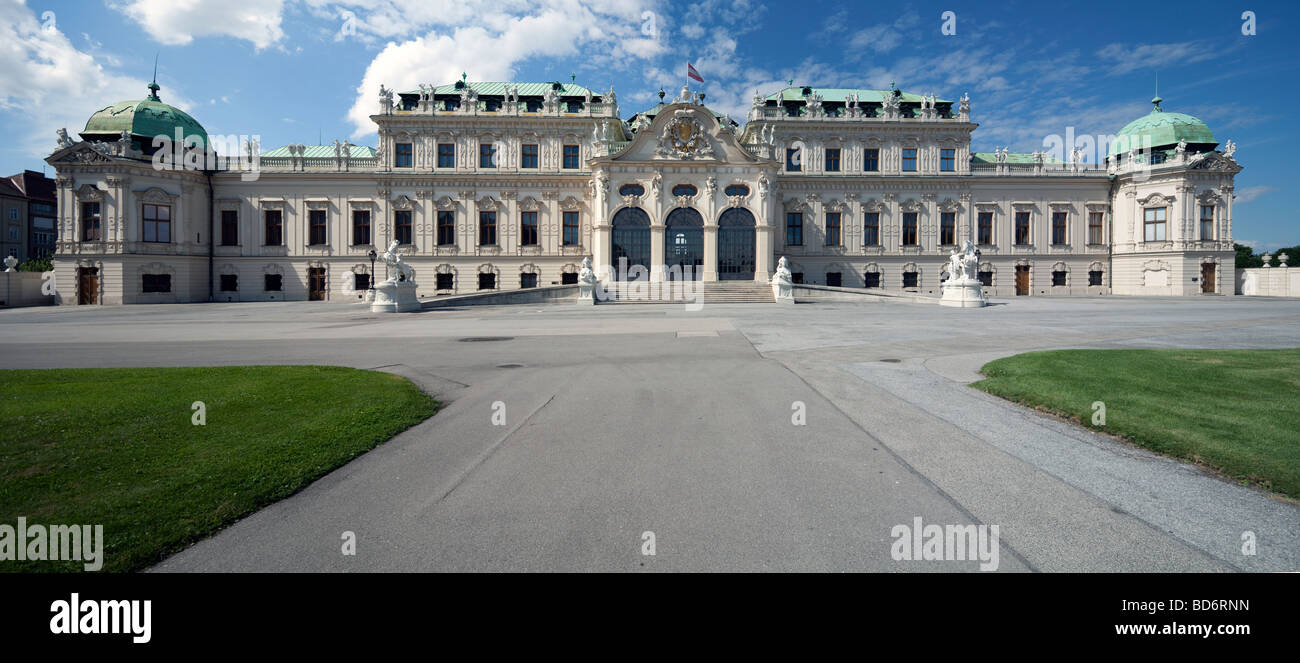 Upper palace of the Belvedere, Vienna, Austria Stock Photo
