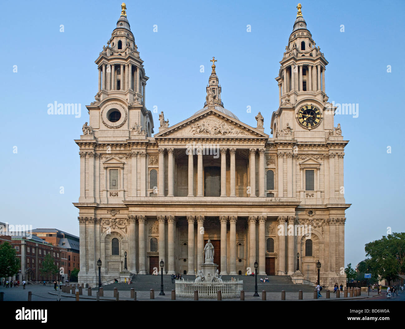 St Pauls Cathedral Ludgate Hill London England Stock Photo