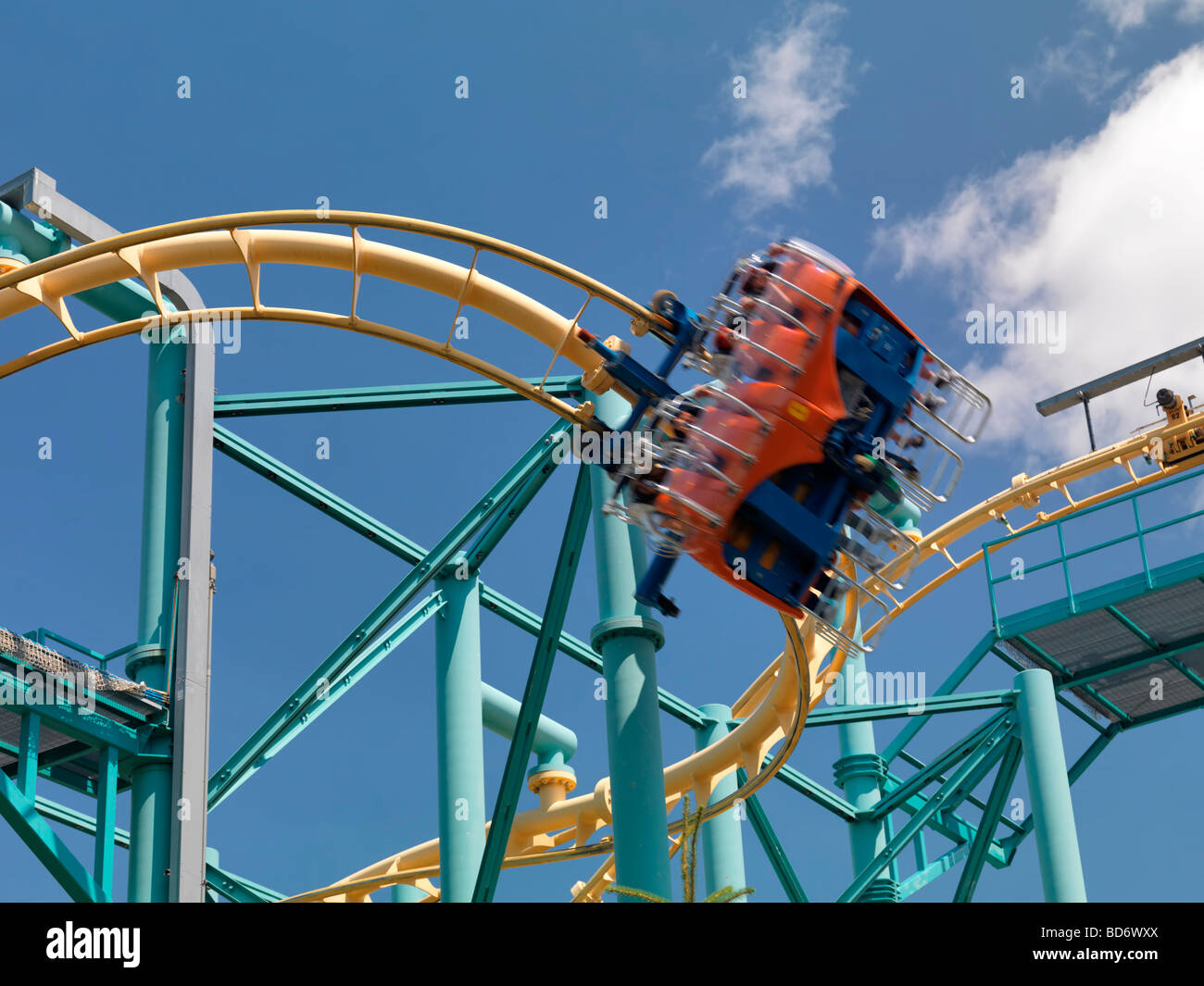 Roller coaster at Canada's Wonderland amusement park Stock Photo Alamy