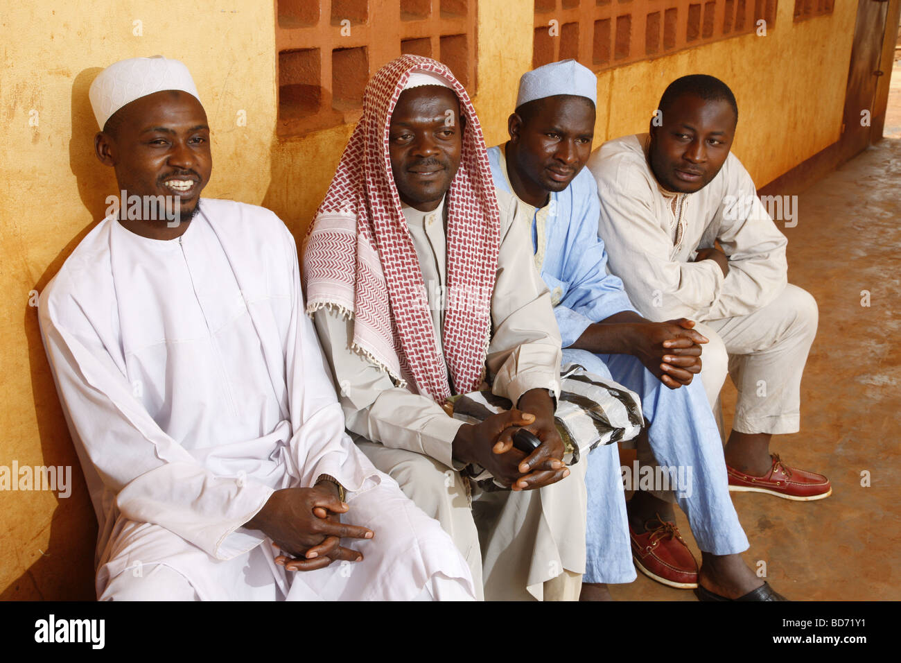 Imam Arouna Abdoulaye and consultants, Islam, Bafoussam, Cameroon, Africa Stock Photo