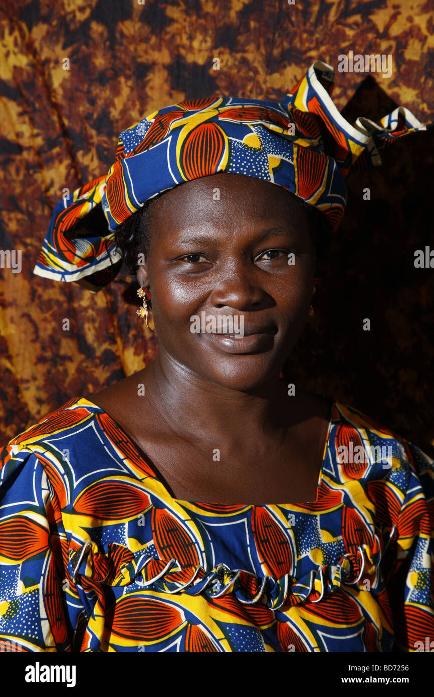 Woman, portrait, Maroua, Cameroon, Africa Stock Photo
