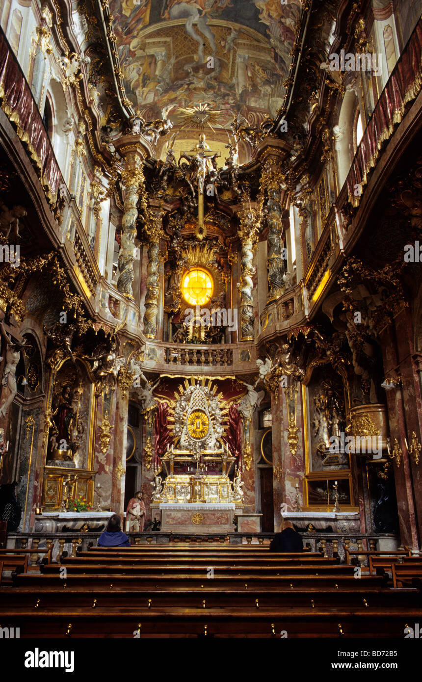 Asam Church, Munich, Bavaria, Germany, Europe Stock Photo - Alamy