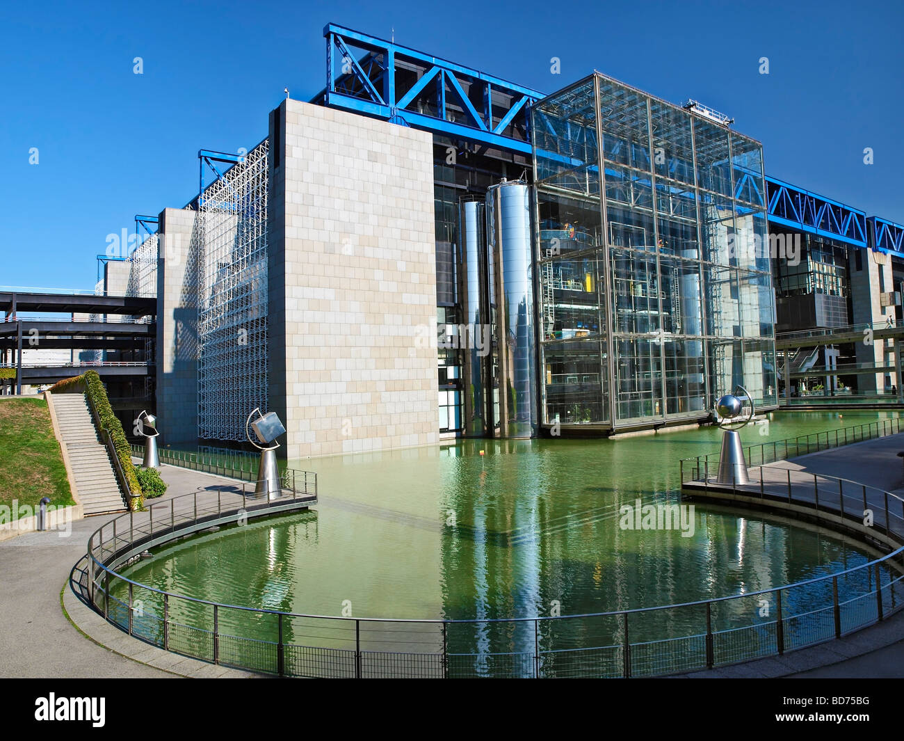 Cité des Sciences de Paris La Vilette, France. Stock Photo