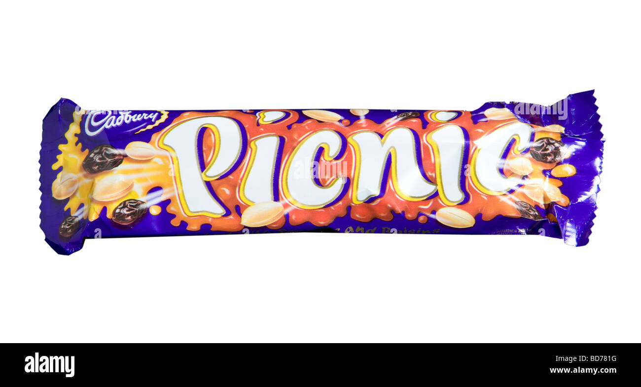 Cadbury Picnic Chocolate Bar Shot In Studio Stock Photo Alamy