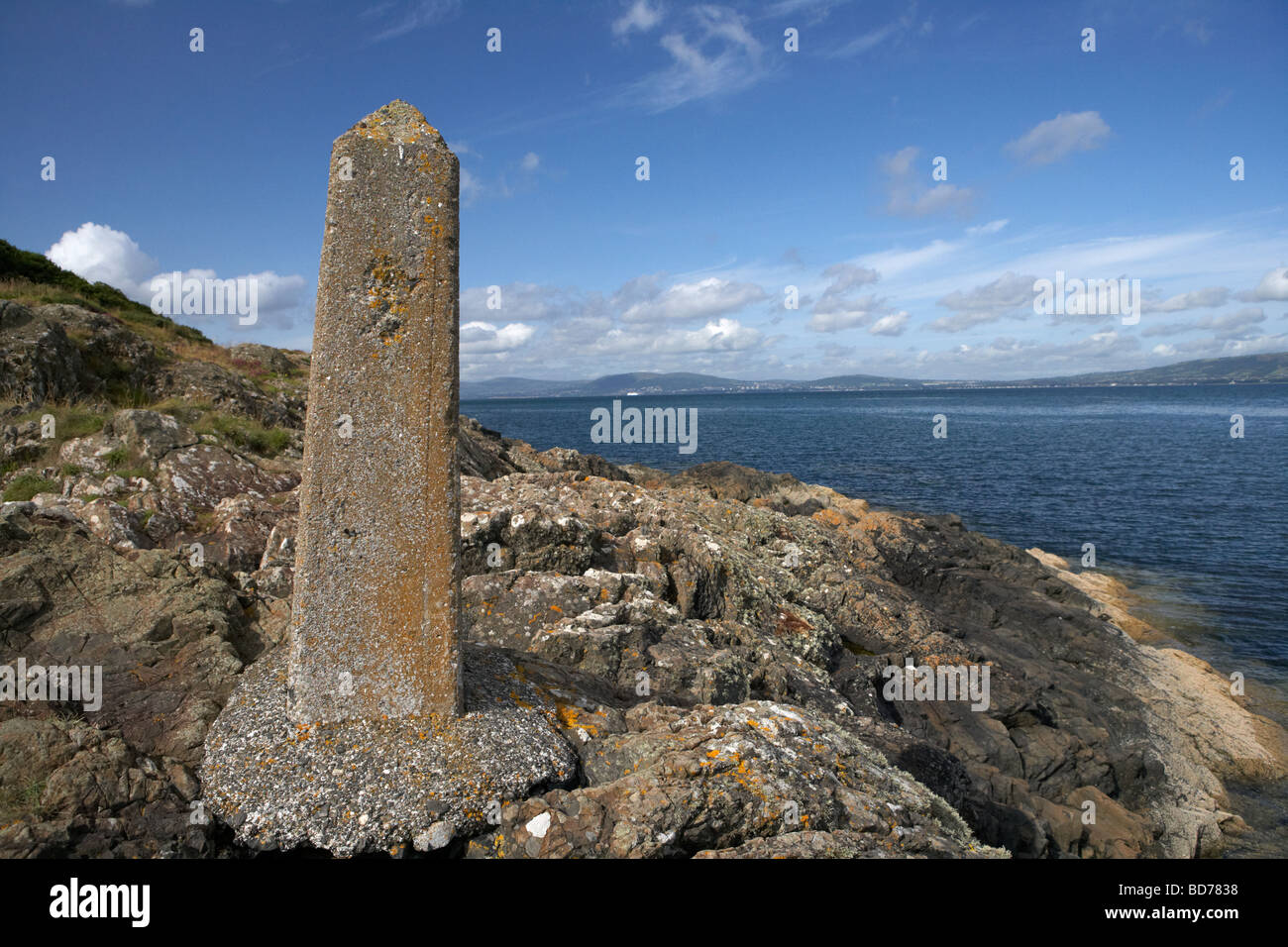 Concrete mile marker post originally hires stock photography and images Alamy