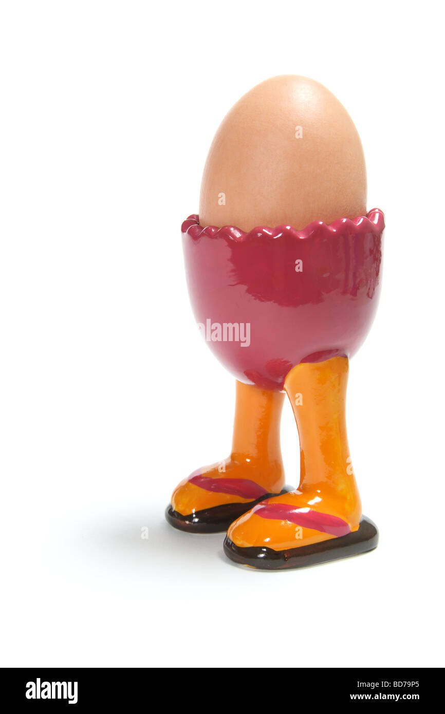 Egg Cup With Legs Stock Photo Alamy