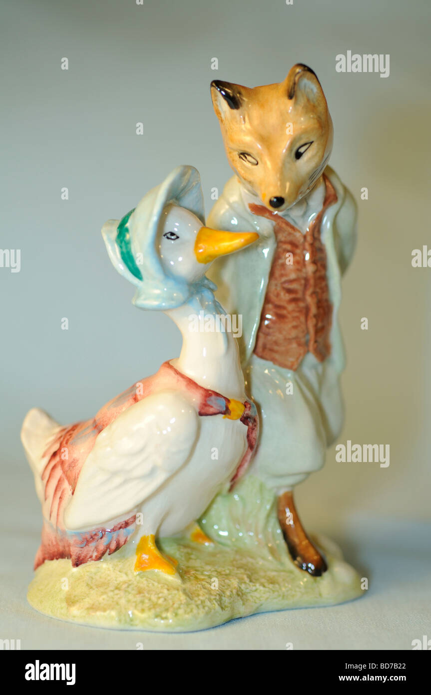 【M様・ご確認】Jemima Puddleduck Meets Foxy】 Jemima Puddleduck with Foxy Whiskered Gentleman - Beatrix Potter
