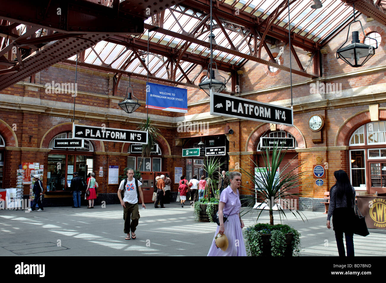 Moor Street railway station, Birmingham, England, UK Stock Photo