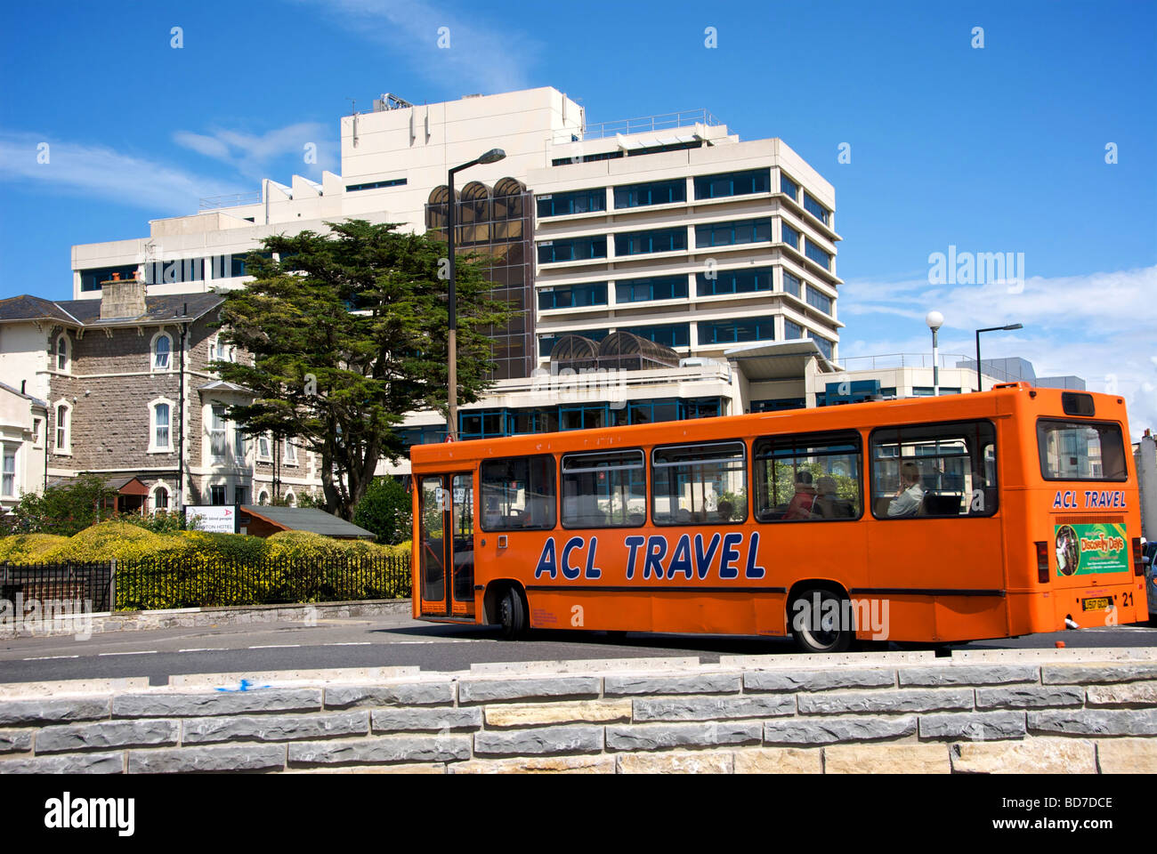 WestonSuperMare North Somerset UK Bus College Stock Photo Alamy