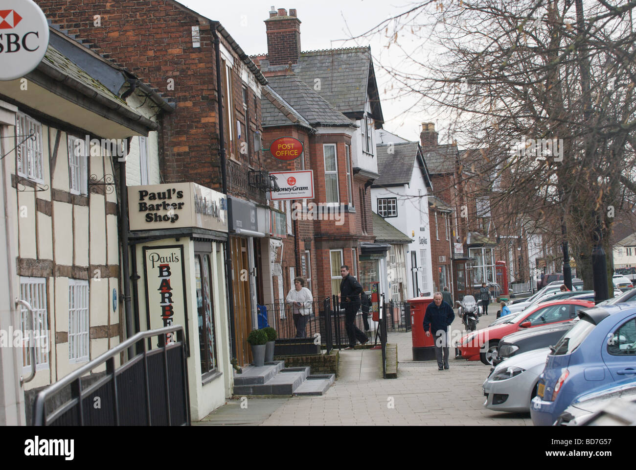 Town of Frodsham in Cheshire. North West England Stock Photo Alamy