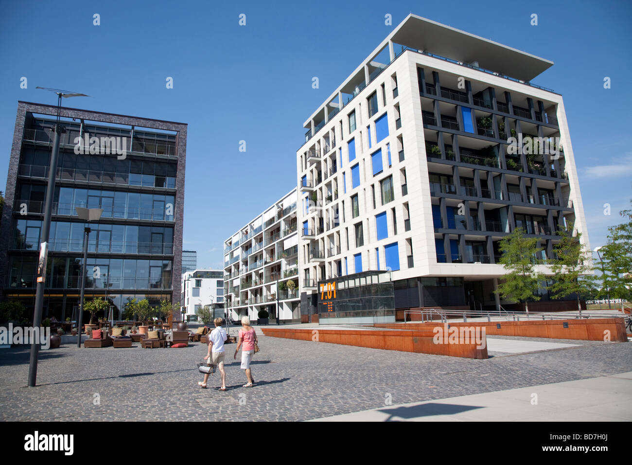 Agrippinawerft new Development in Cologne Germany Stock Photo