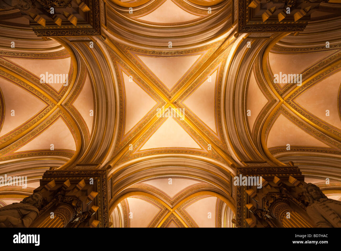 ceiling of entrance, Heeresgeschichtliches Miilitary History Museum, Vienna, Austria Stock Photo