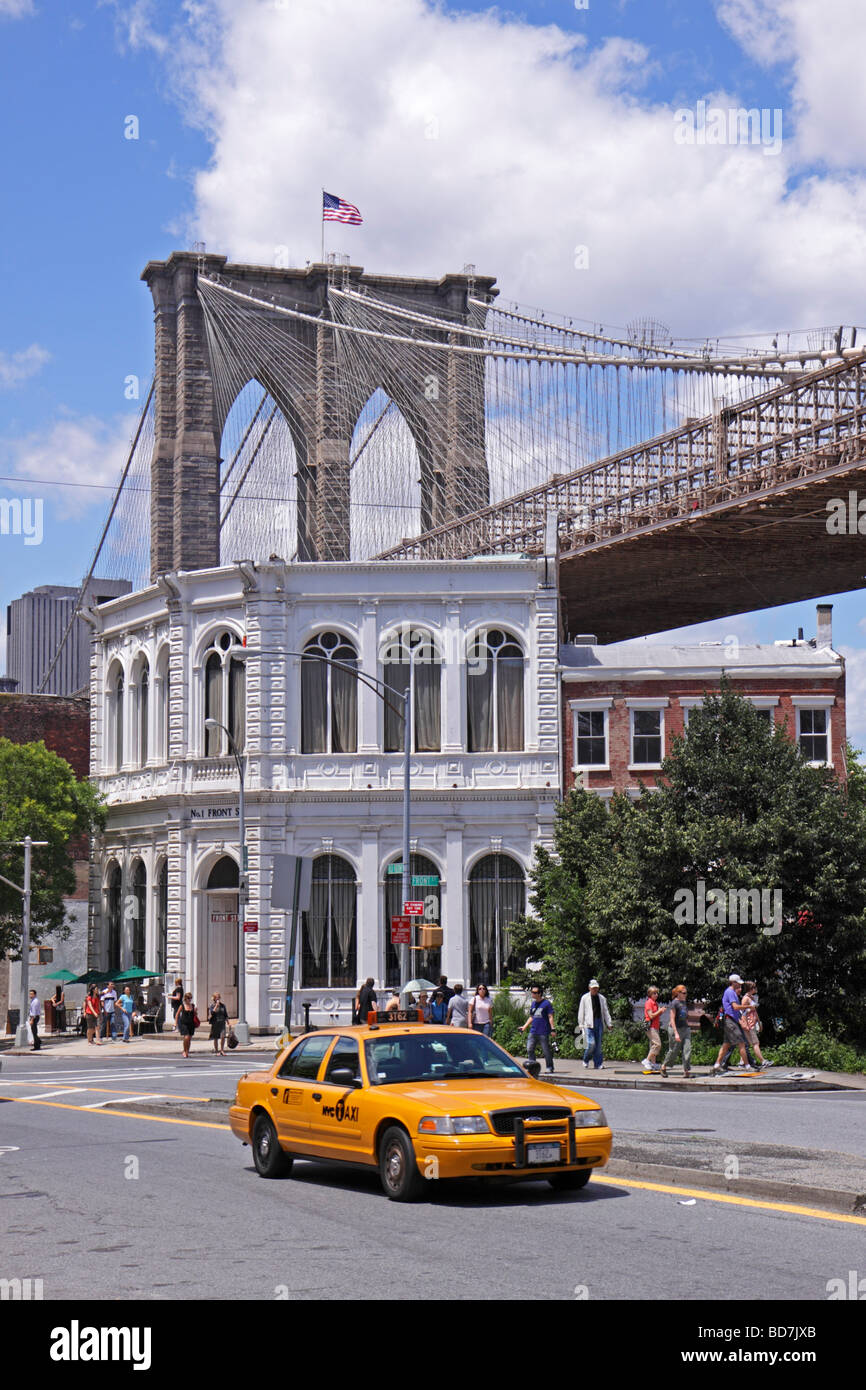 Brooklyn Bridge, New York City, United States of America Stock Photo