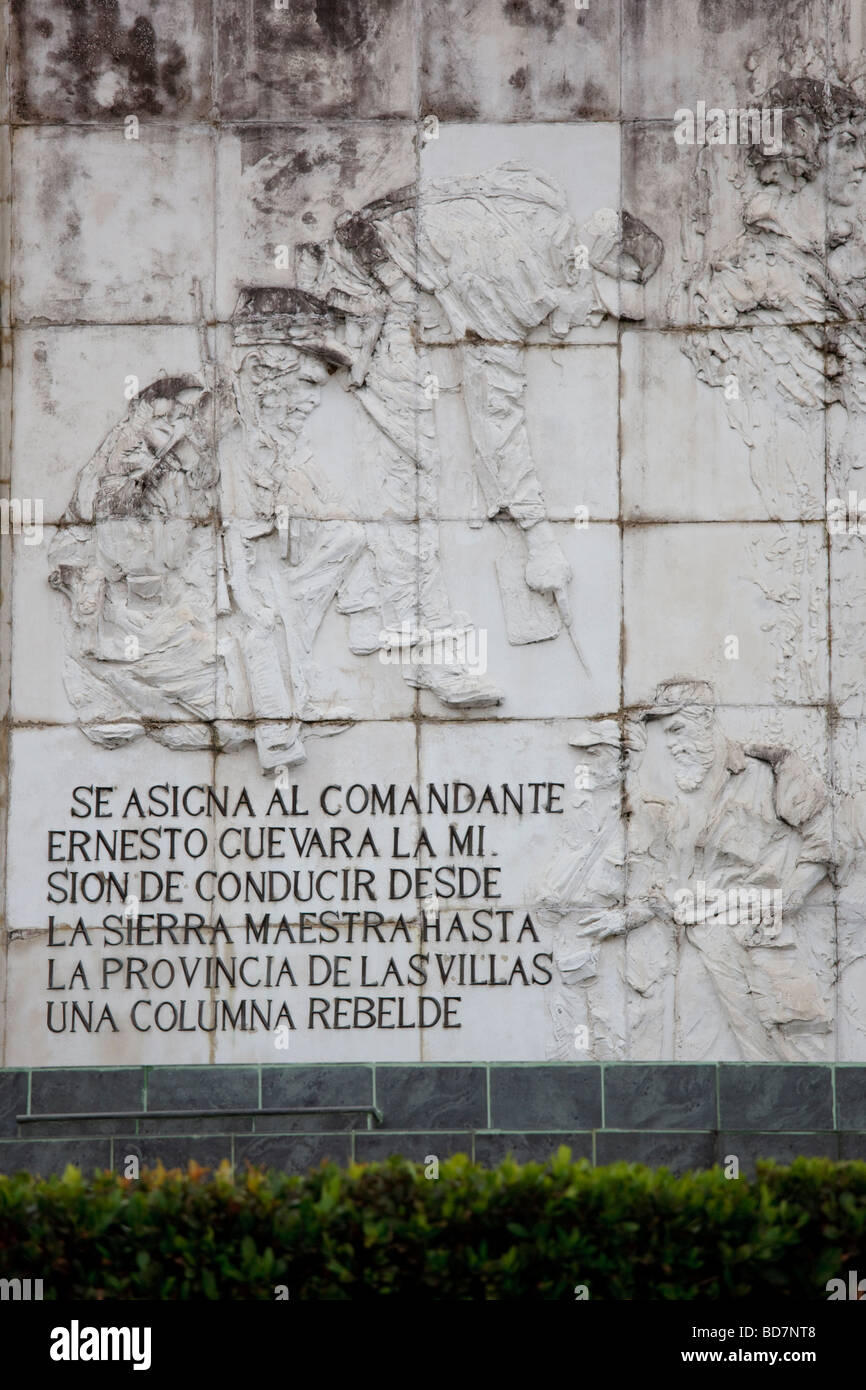 inscription at Museo Memorial del Ernesto Che Guevara Stock Photo Alamy